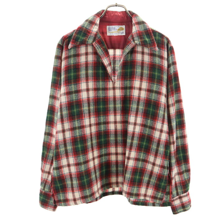 楽天市場】古着 WESTERN GENTLEMAN 70s ウールブレンド フランネル 