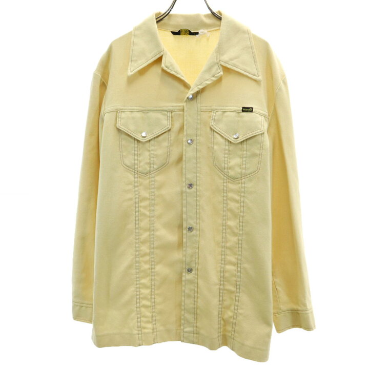 楽天市場】古着 Wrangler ラングラー 70s ヴィンテージ 長袖 オープン 