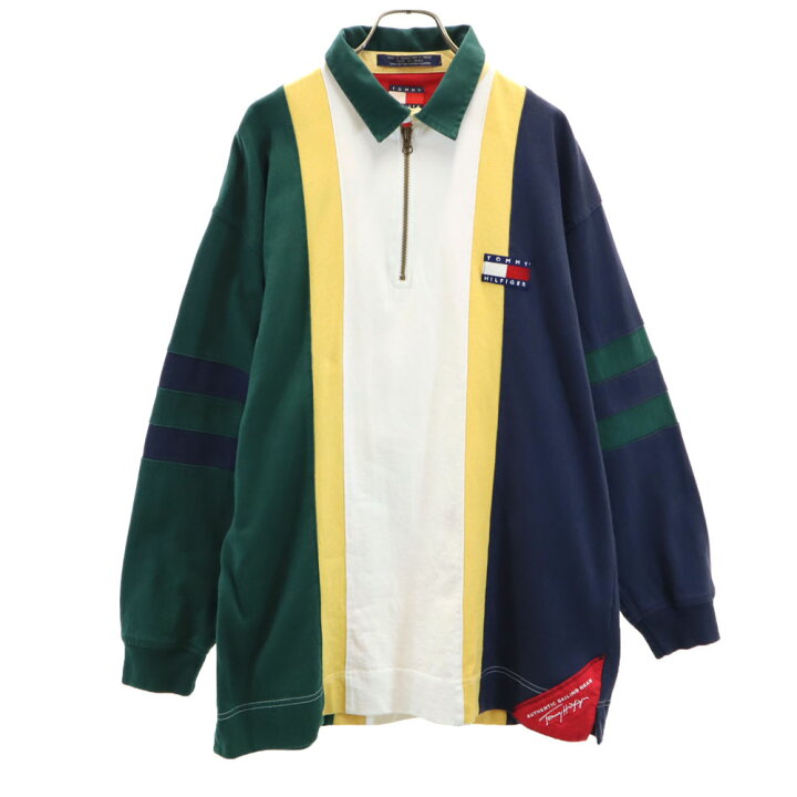 楽天市場】トミーヒルフィガー 90s オールド フラッグタグ 長袖 ハーフ