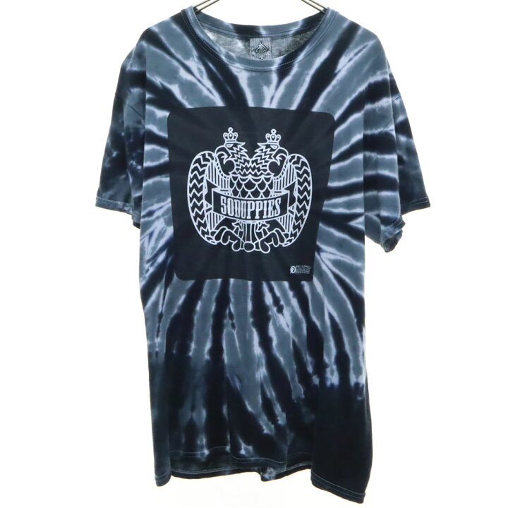 楽天市場】ダッピーズ 日本製 タイダイ染 半袖 Tシャツ L ブラック 