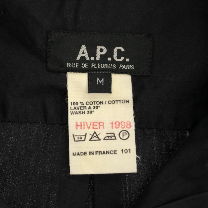 楽天市場】古着 アーペーセー A.P.C. フランス製 長袖 シャツ M