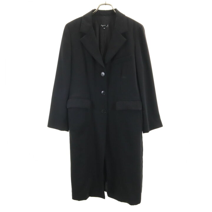 楽天市場】古着 アニエスベー agnes b. ロング チェスターコート 38  