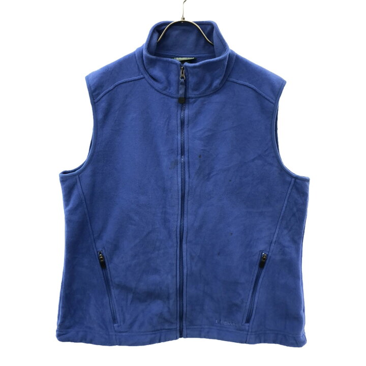 楽天市場】古着 L.L.Bean エルエルビーン フリース ベスト L ブルー 