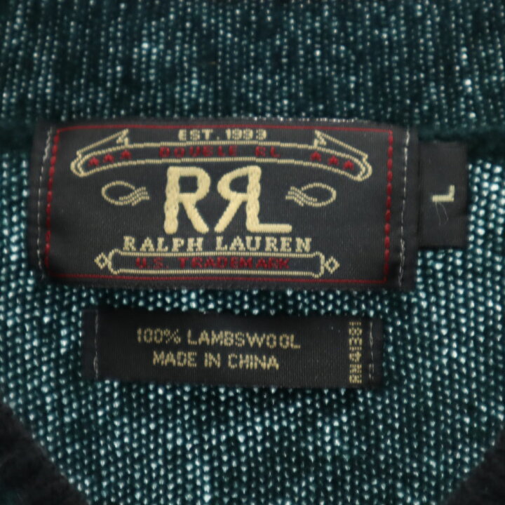 楽天市場】古着 RRL ダブルアールエル 90s 赤3星 初期タグ ラムウール  