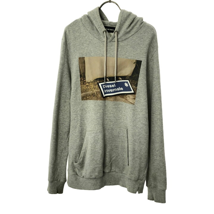 楽天市場】古着 DIESEL ディーゼル プリント 長袖 スウェットパーカー  