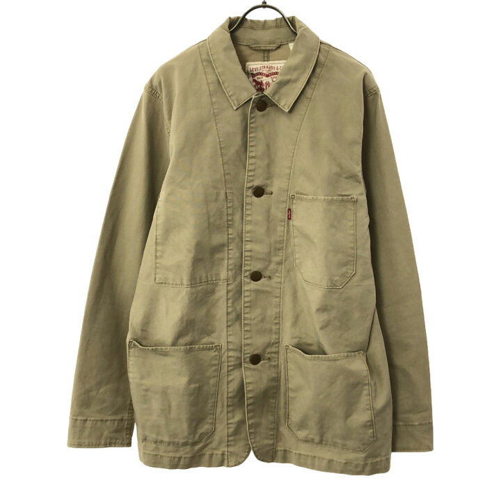 楽天市場】リーバイス カバーオール M ベージュ Levi