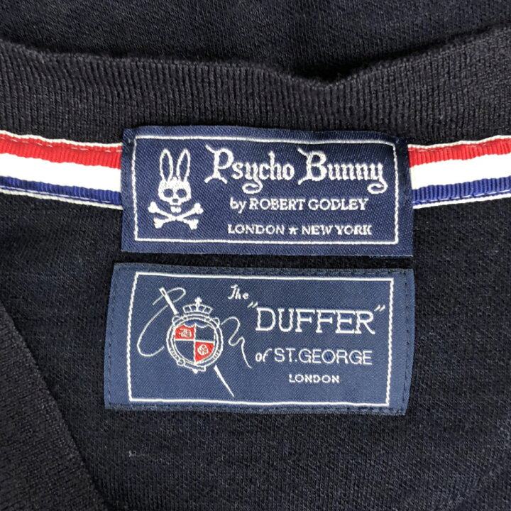 楽天市場】古着 サイコバニー Psycho Bunny 日本製 ウールブレンド 
