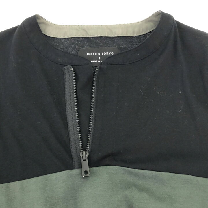 楽天市場】ユナイテッドトウキョウ 日本製 長袖 ハーフジップ Tシャツ 