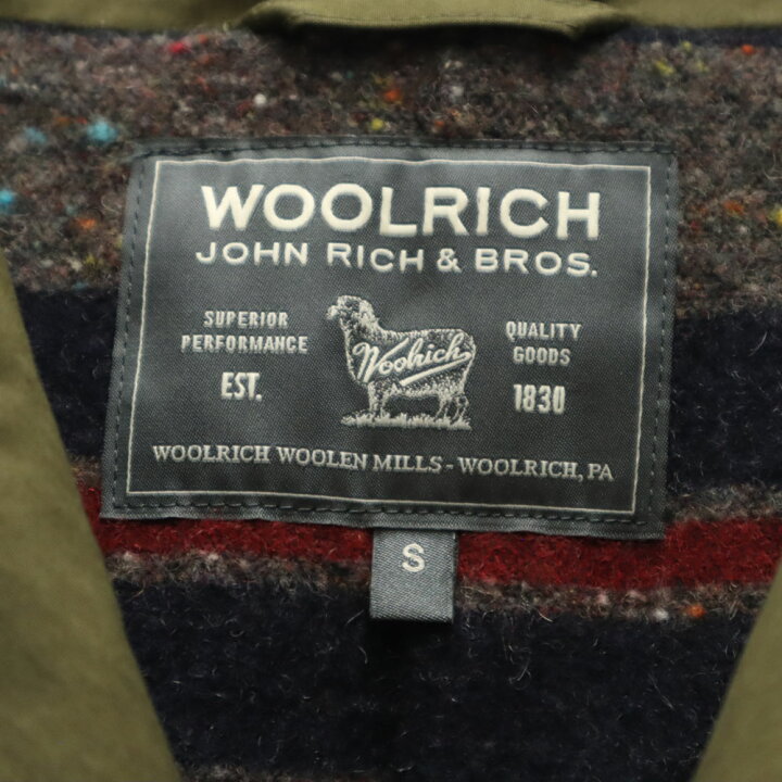 楽天市場】古着 ウールリッチ WOOLRICH 未使用 ミリタリージャケット S  