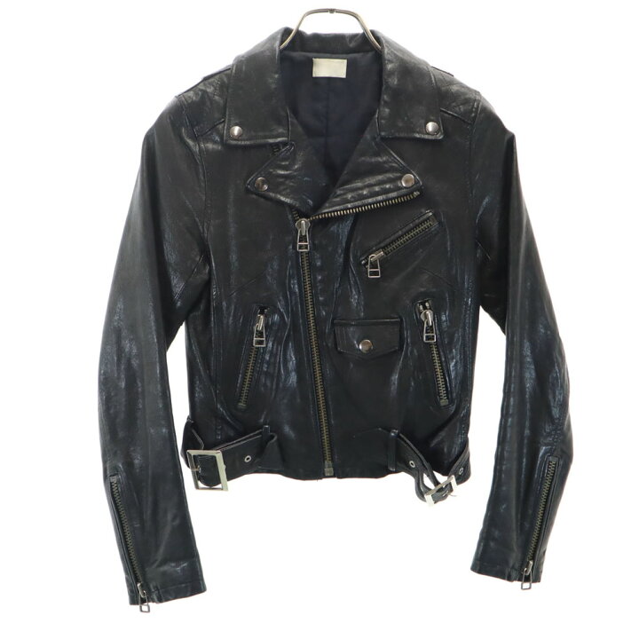 楽天市場】古着 ナイングラウンド Nine ground ゴートレザー ダブル  