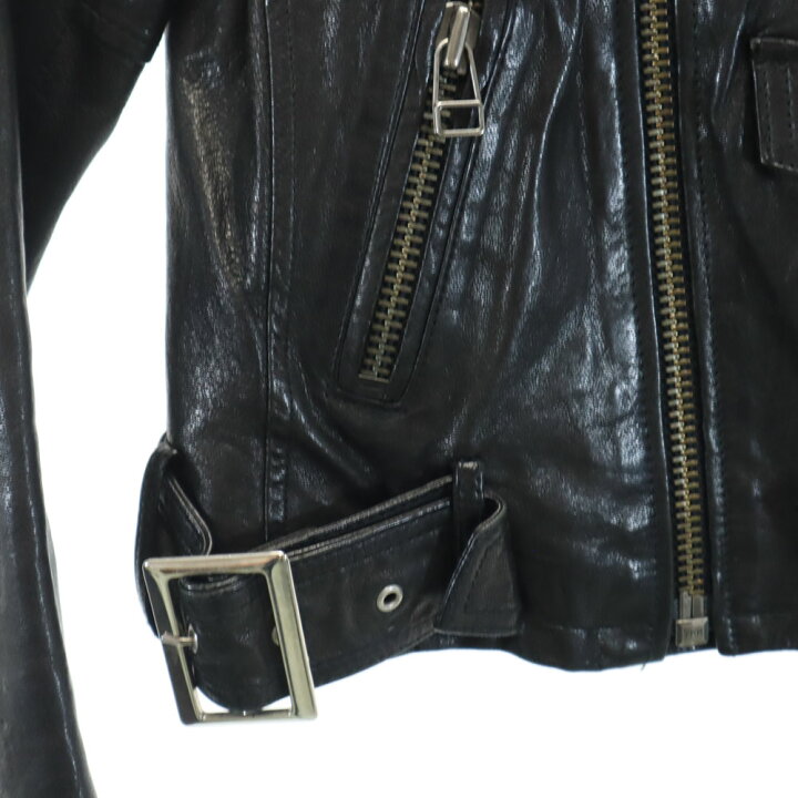 楽天市場】古着 ナイングラウンド Nine ground ゴートレザー ダブル  