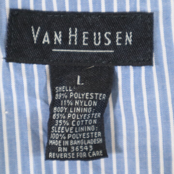 楽天市場】古着 ヴァンヒューゼン VAN HEUSEN ブルゾン L カーキ 