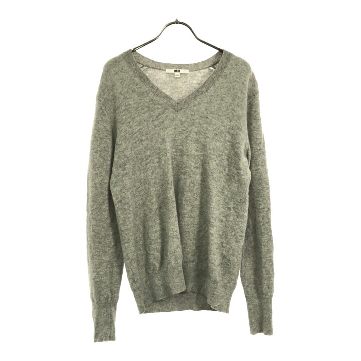 楽天市場】古着 ユニクロ UNIQLO カシミヤ100% 長袖 Vネック セーター  