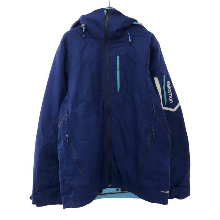 楽天市場】サロモン アウトドアジャケット M ブルー SALOMON メンズ  