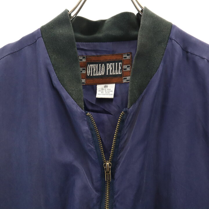楽天市場】古着 OTELLO PELLE 90s オールド ブルゾン M ネイビー 他 