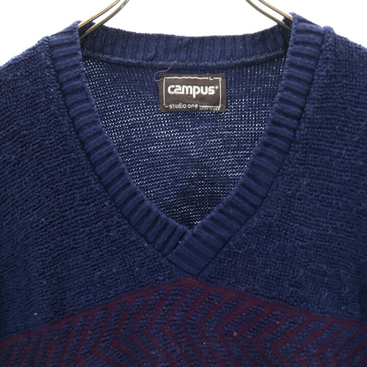 楽天市場】古着 CAMPUS キャンパス 80s USA製 アクリル ヴィンテージ 
