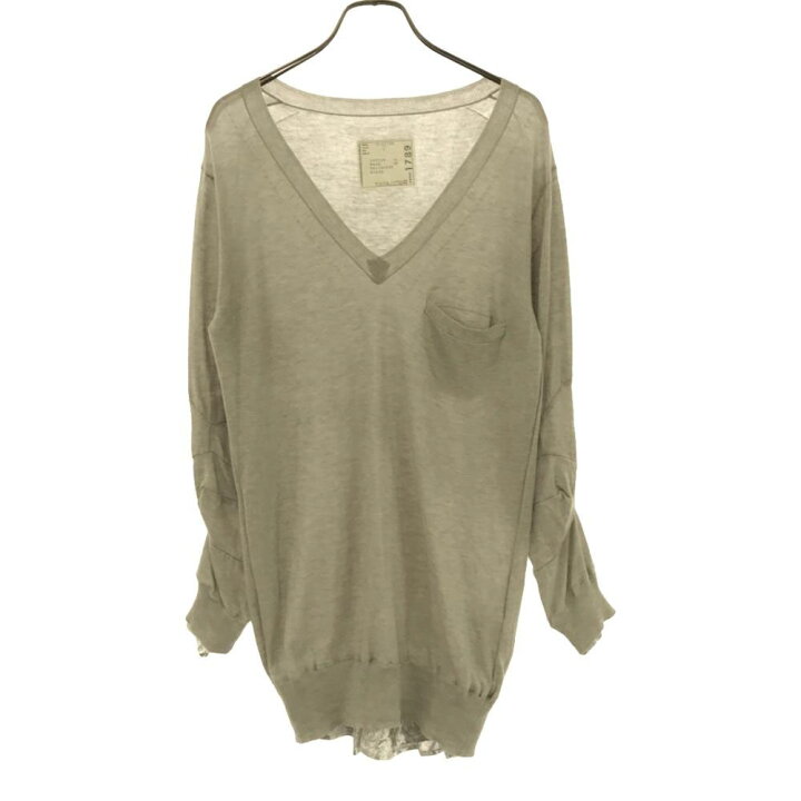 楽天市場】古着 Sacai サカイ 日本製 13-01789 長袖 フェイク  