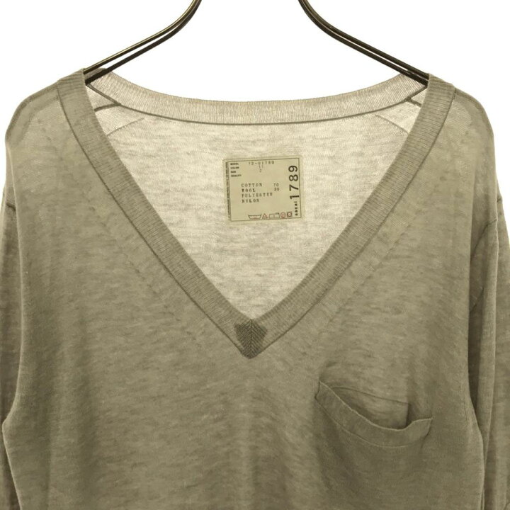 楽天市場】古着 Sacai サカイ 日本製 13-01789 長袖 フェイク  