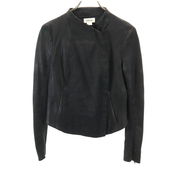 楽天市場】ヘルムートラング レザージャケット S ブラック HELMUT LANG 