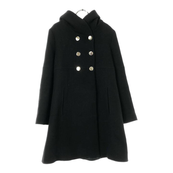 楽天市場】古着 ZARA ザラ ウールブレンド ダブル コート M ブラック 
