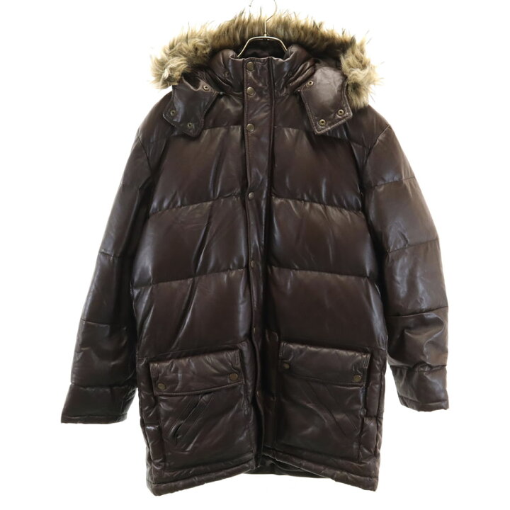 楽天市場】古着 Paul Smith ポールスミス レザー ダウンジャケット XL  