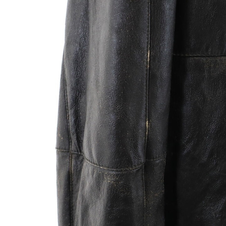 楽天市場】古着 バルマン BALMAIN ラビット レザージャケット 11  