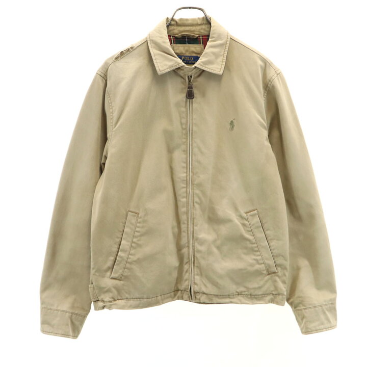 楽天市場】ポロラルフローレン スイングトップ S ベージュ POLO RALPH  