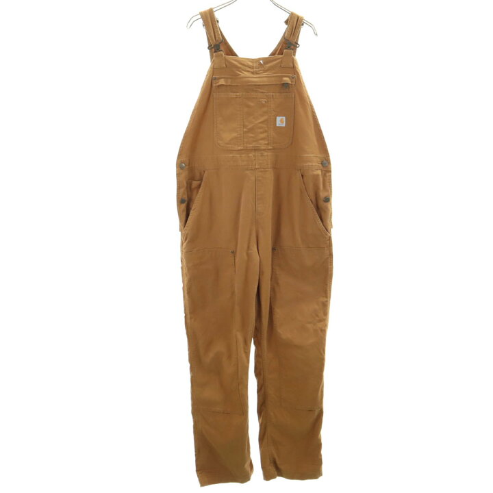 楽天市場】カーハート ダブルニー オーバーオール L ブラウン Carhartt 