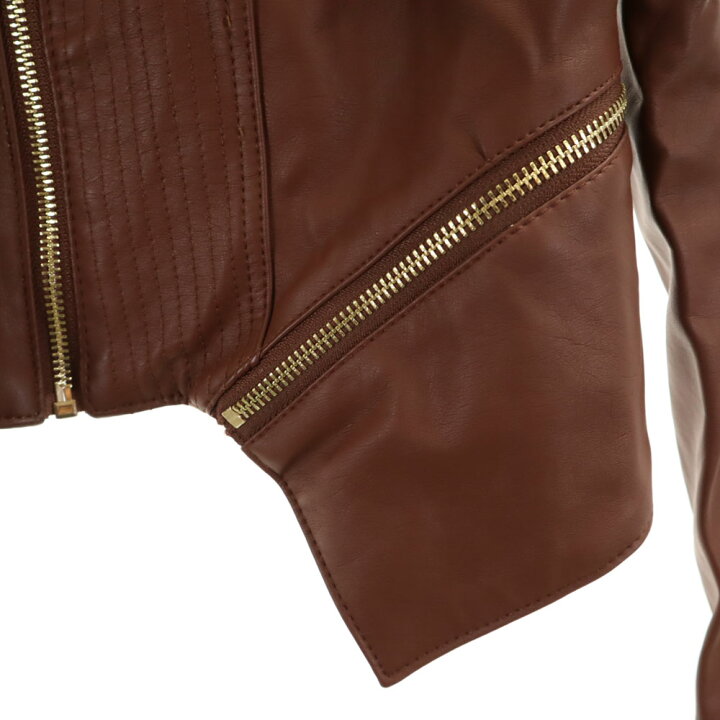 楽天市場】古着 ゲス Guess シングルライダースジャケット M ブラウン 