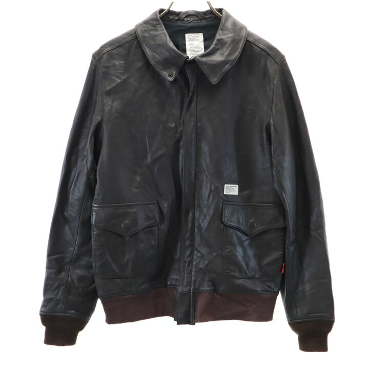 楽天市場】古着 WTAPS ダブルタップス 長袖 シープスキン レザー  