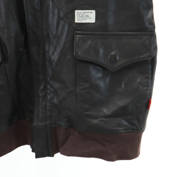 楽天市場】古着 ダブルタップス WTAPS 長袖 シープスキン レザー  