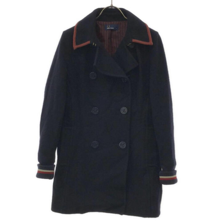 楽天市場】古着 フレッドペリー FRED PERRY ウールブレンド ピーコート 