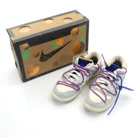 古着 NIKE ナイキ オフホワイト コラボ ダンク ロー セイル スニーカー 26.5 ホワイト 他 x Off-White DM1602-107 1 OF 50 48 メンズ 【中古】 【PD】