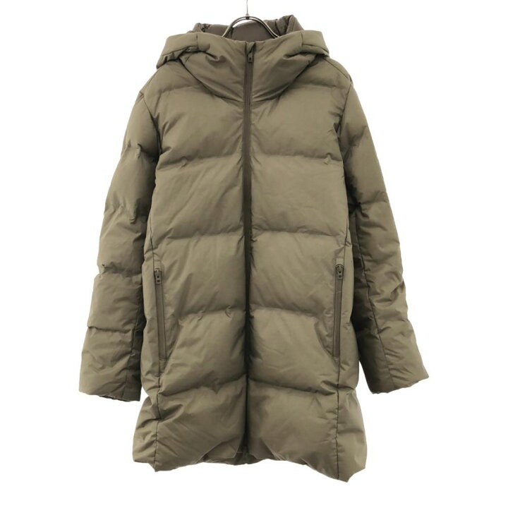 楽天市場】古着 ユニクロ UNIQLO シームレス ダウンコート S ベージュ 