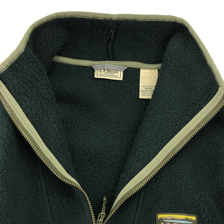 楽天市場】エルエルビーン ロゴ ハーフジップ フリースジャケット SM  