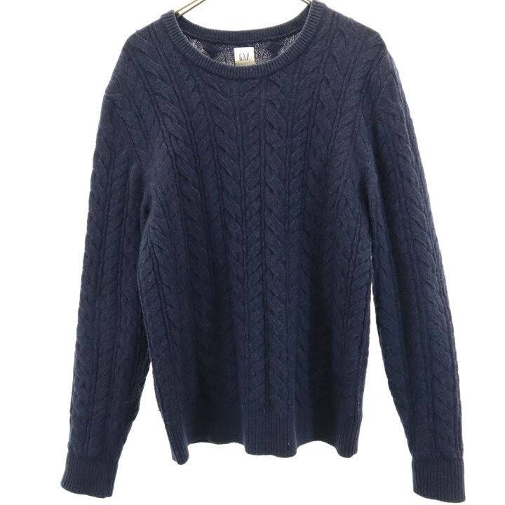 楽天市場】古着 GAP ギャップ ウール ケーブル編み 長袖 セーター S 