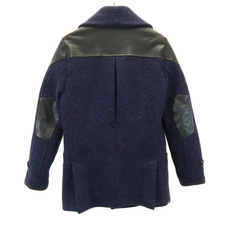 楽天市場】古着 DENHAM デンハム CAGNEY FBH ウールレザー切替 