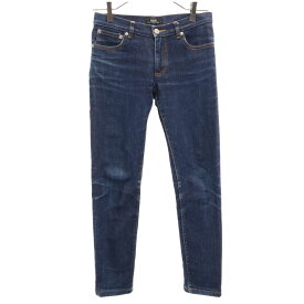 古着 A.P.C. アーペーセー スリムデニムパンツ W25 インディゴブルー ジーンズ レディース 【中古】 【PD】