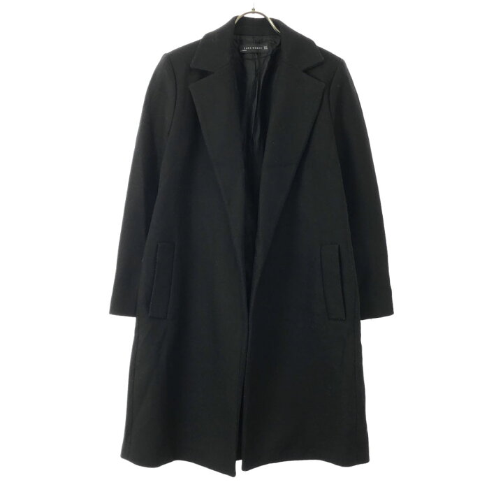 楽天市場】古着 ZARA WOMAN ザラウーマン チェスターコート S ブラック 