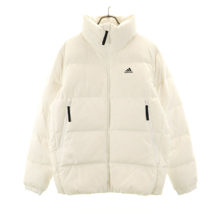 楽天市場】古着 adidas アディダス 未使用 ダウンジャケット M 白 タグ 