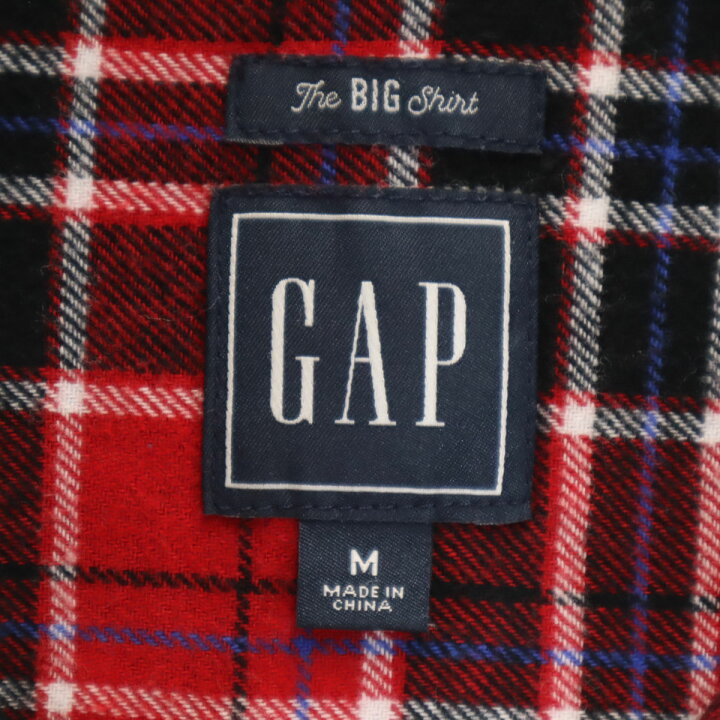 楽天市場】古着 ギャップ GAP チェック柄 長袖 ビッグシルエット  