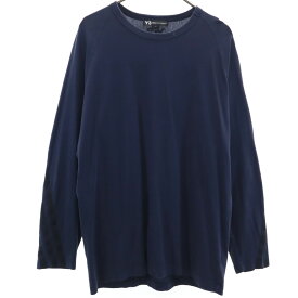 古着 Y-3 ワイスリー 長袖 Tシャツ S ネイビー adidas×YOHJI YAMAMOTO メンズ 【中古】 【PD】