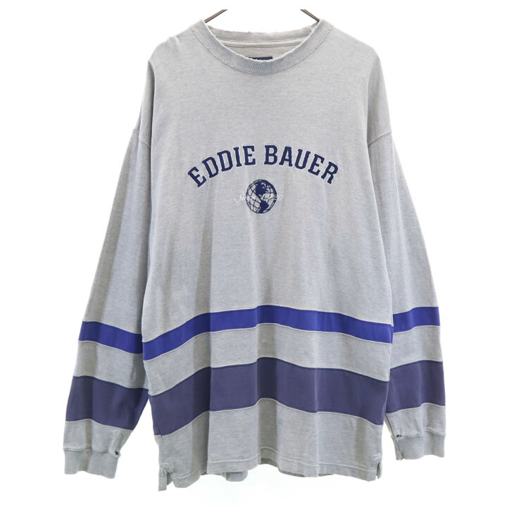 楽天市場】古着 Eddie Bauer エディバウアー 長袖 オーバーサイズ 