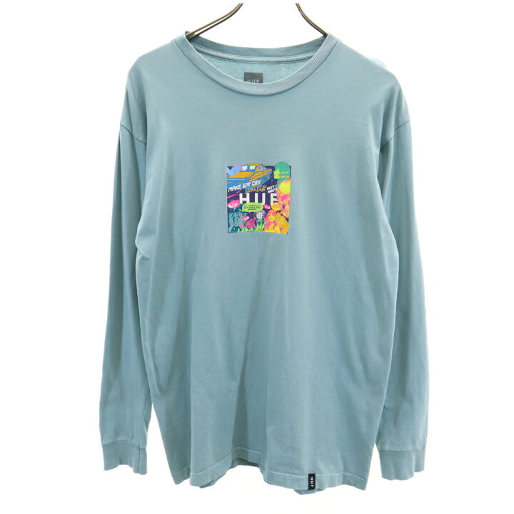 楽天市場】古着 HUF ハフ 長袖 Tシャツ M ブルーグレー ロンT メンズ 
