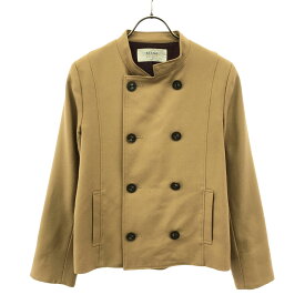 古着 BEAMS LIGHTS ビームスライツ ウール100% フレンチコック ジャケット 38 キャメル レディース 【中古】