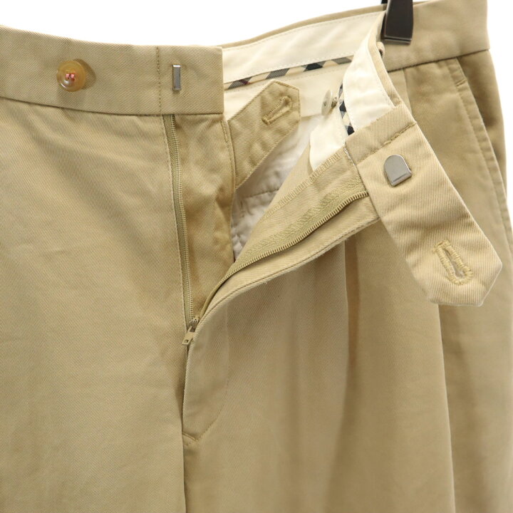 楽天市場】古着 BURBERRY バーバリー チノパンツ 85 ベージュ 三陽商会  