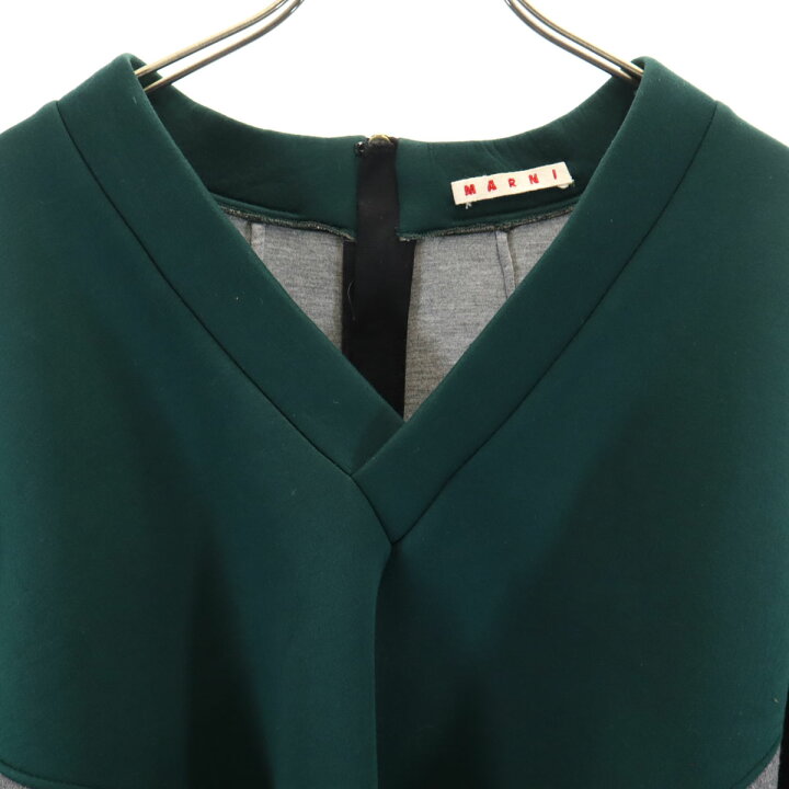 楽天市場】古着 MARNI マルニ イタリア製 5分袖 ボンディング Vネック 
