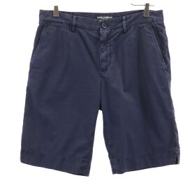 古着 DOLCE&GABBANA ドルチェアンドガッバーナ イタリア製 ショートパンツ 46 ネイビー メンズ 【中古】