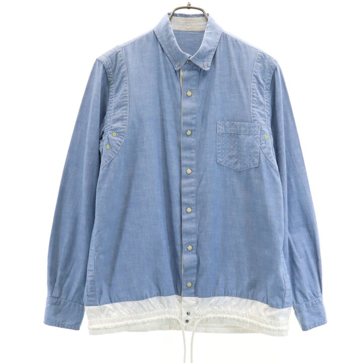 楽天市場】古着 Sacai サカイ 日本製 シャンブレー シャツジャケット 1 