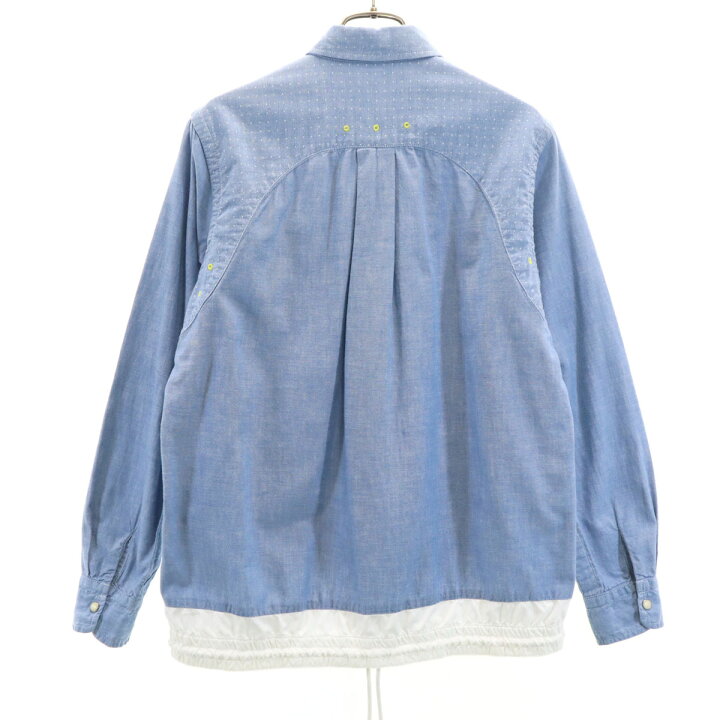 楽天市場】古着 Sacai サカイ 日本製 シャンブレー シャツジャケット 1 